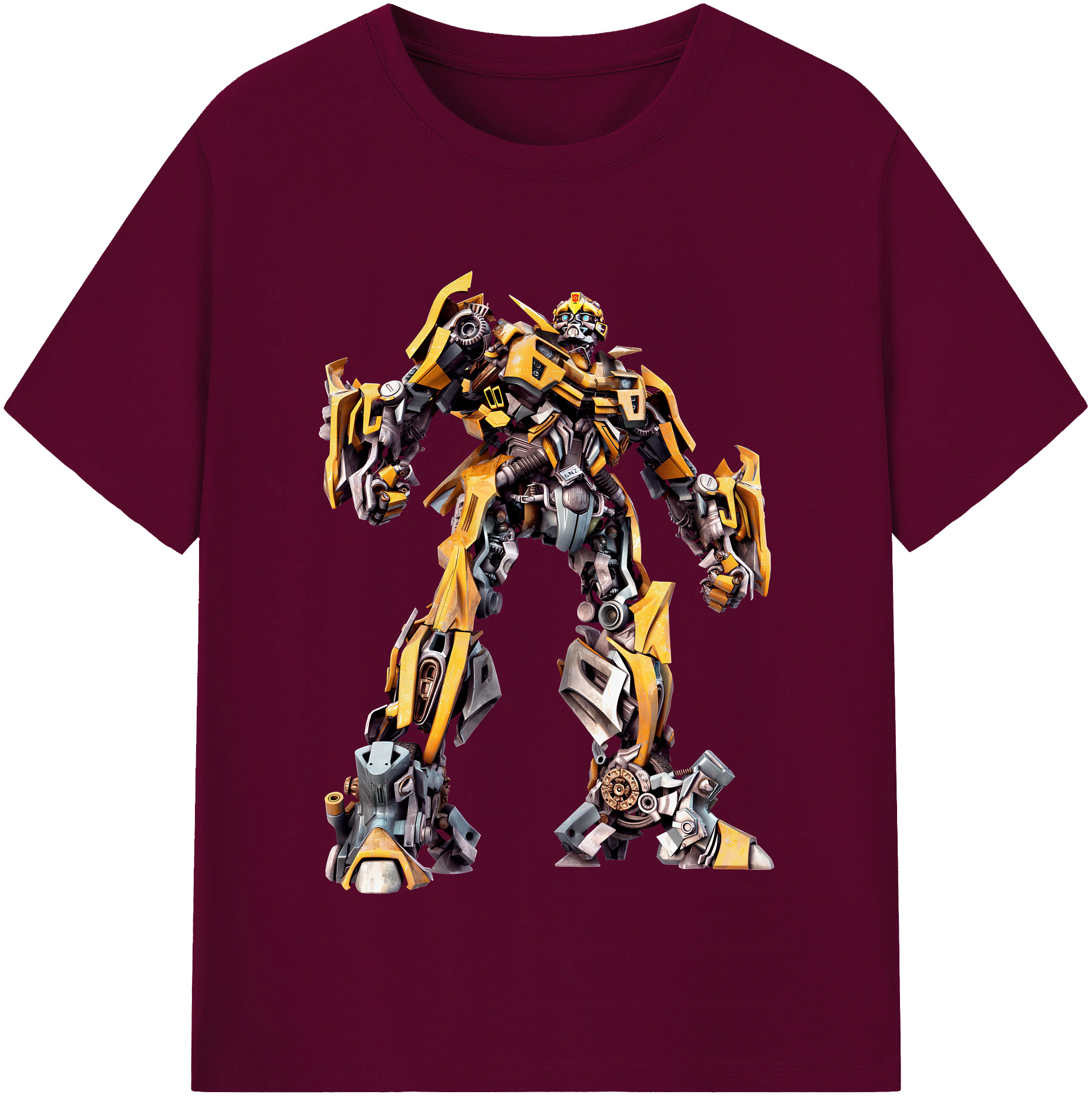 （画像用） Transformers トランスフォーマー レディースカジュアルプリントTシャツ（綿100％）